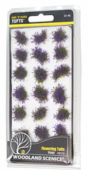 Woodland Scenics FS772  Violet Flowering Tufts