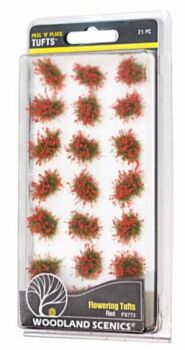 Woodland Scenics FS773  Red Flowering Tufts