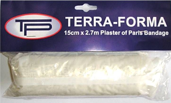 Tasma 9100  Terra Forma (Plaster Bandage)15cm x 2.75m