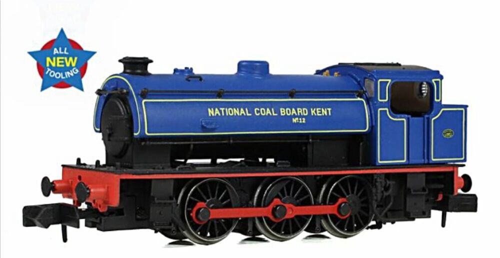 EFE Rail E85503  WD Austerity Saddle Tank No. 12 National Coal Board Kent L