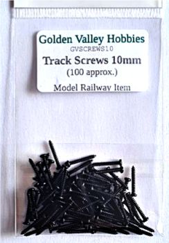 GVSCREWS10  Track screws 10mm long (x100)