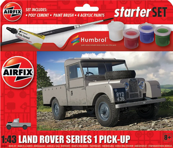 Airfix A55012  Land Rover Series 1 Pick-Up Starter Set 1:43