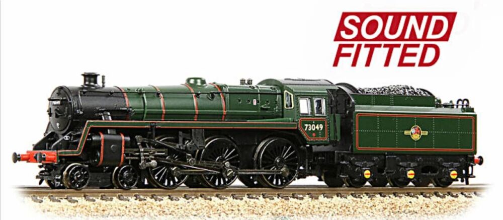 Graham Farish 372-728SF  BR Standard 5MT with BR1 Tender 73049 BR Lined Gre