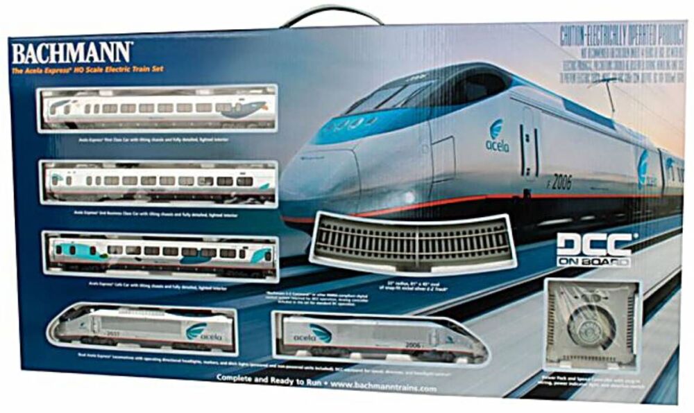 Bachmann 01205  Acela Express Train Set (HO) (DCC fitted)