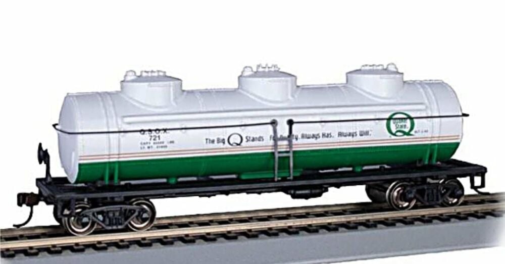 Bachmann 17110  40' Three-Dome Tank Car - Quaker State #721