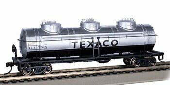 Bachmann 17112  40' Three-Dome Tank Car - Texaco #7518