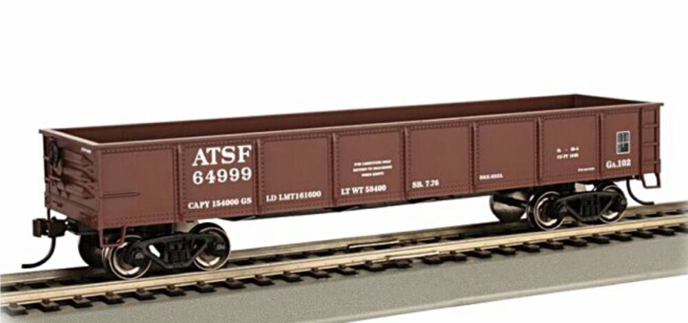 Bachmann 17217  40' Gondola - Santa Fe #64999 - Oxide Red