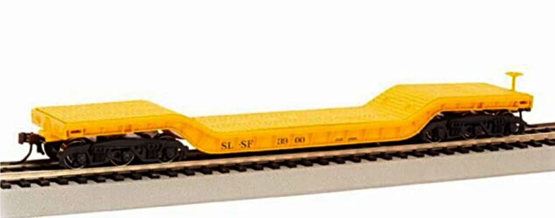 Bachmann 18343  52' Centre-Depressed Flat Car - Frisco #3900