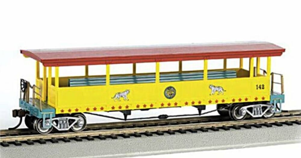 Bachmann 16602  Ringling Bros. and Barnum & Bailey Open-Sided Car With Seat