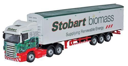 Oxford Diecast SHL01WF  Scania Highline Walking Floor Eddie Stobart Biomass