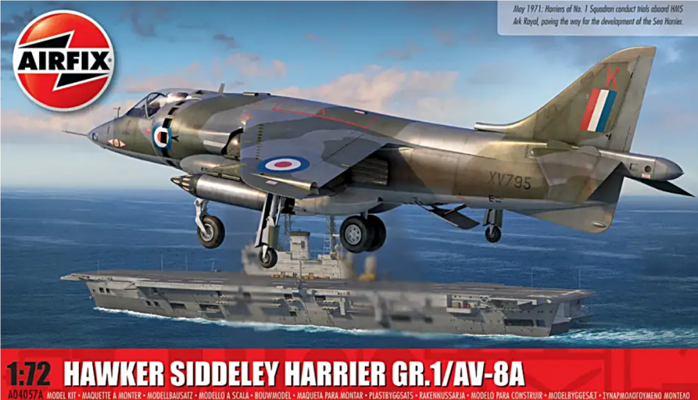 Airfix A04057A  Hawker Siddeley Harrier GR.1/AV-8A 1:72