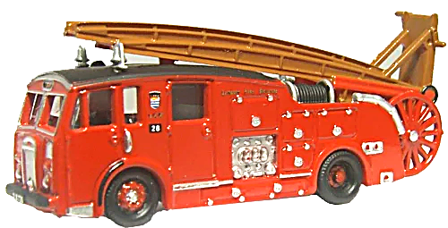 Oxford Diecast NDEN001  London Dennis F12 Fire Engine