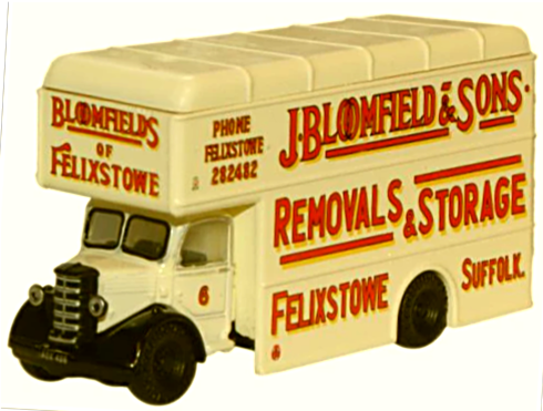 Oxford Diecast NBP001  Bloomfields Felixstowe Bedford Pantechnicon