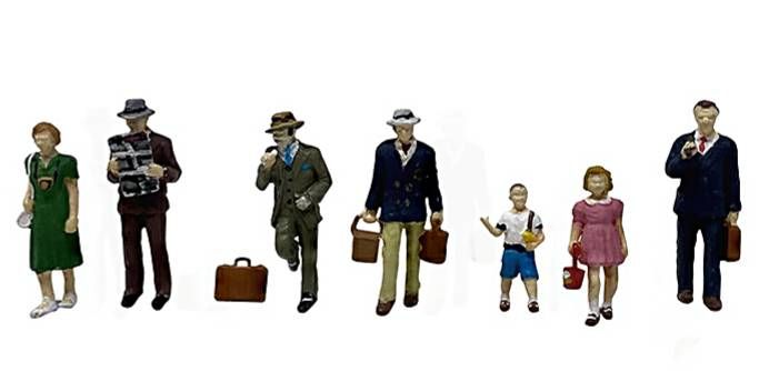 Scenecraft 36-427  Post-War Era Figures Set A