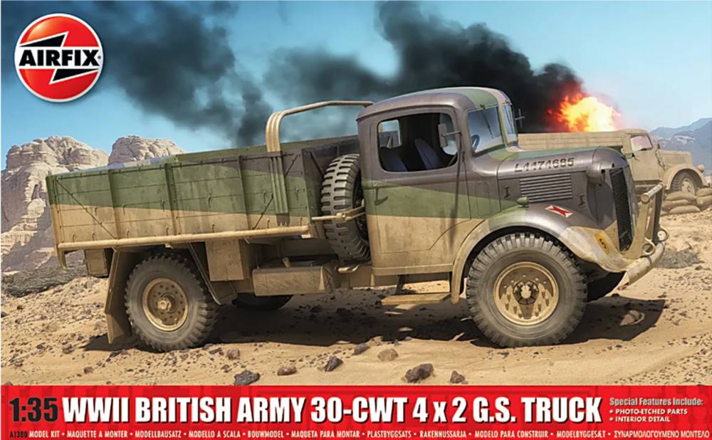 Airfix A1380  WWII British Army 30-cwt 4x2 GS Truck 1:35