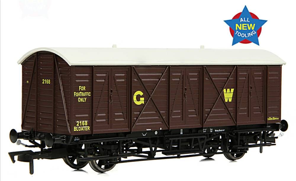EFE Rail E87057  GWR 10T 'Bloater' Fish Van GWR Brown (GW)