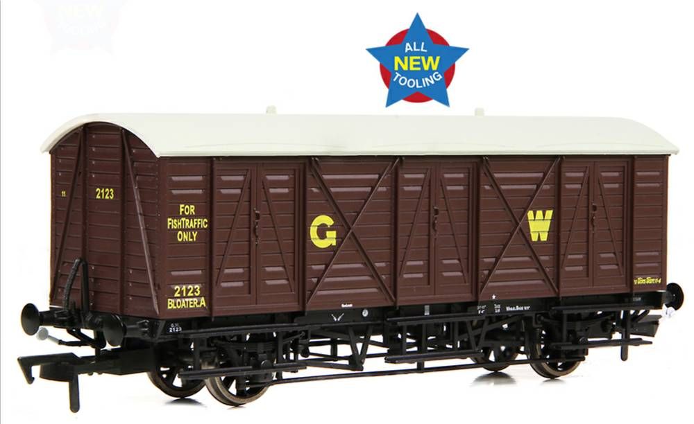 EFE Rail E87058  GWR 10T 'Bloater A' Fish Van GWR Brown (GW)