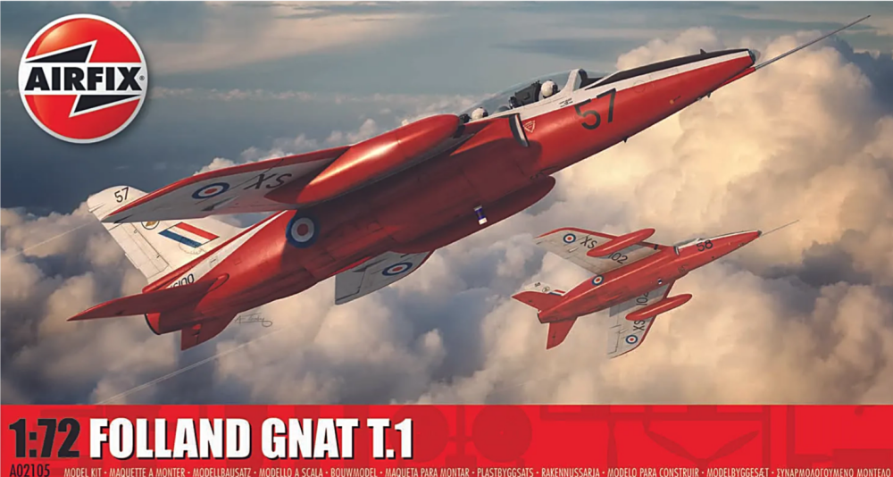 Airfix A02105  Folland Gnat T.1