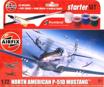 Airfix A55013  Starter Set - North American P-51D Mustang 1:72
