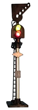 Eckon ES7R  2 Aspect Home Kit With RH Route Indicator Round Head 'OO'