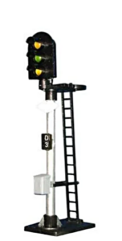 Eckon ES3D  3 aspect distant signal kit round head  'OO'