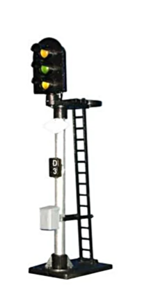 Eckon ES3D  3 aspect distant signal kit round head  'OO'