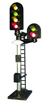 Eckon ES17  4-2 Aspect Junction Signal Kit Round Head 'OO'