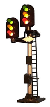 Eckon ES18  3-3 Aspect Home Junction Signal Kit Round Head 'OO'