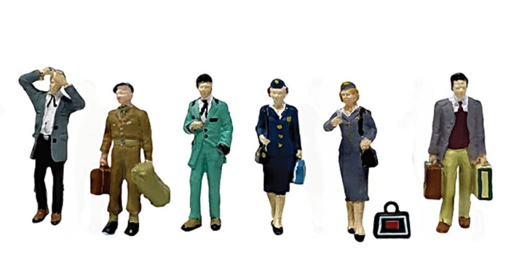 Scenecraft 36-443  Post-War Era Figures Set C