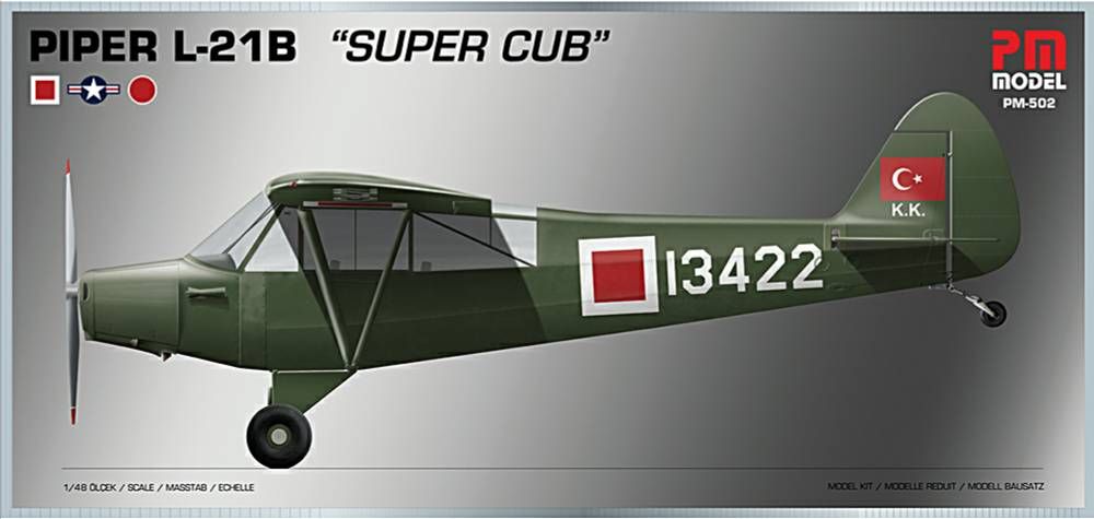 PM Model PM-502  Piper L-21B Super Cub (1:48)