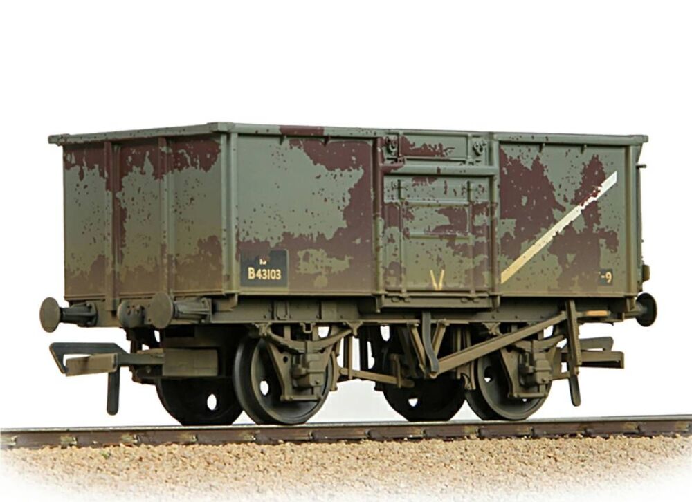 Bachmann 37-227D  16 Ton Steel Mineral Wagon BR Grey Weathered