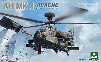 Takom 02604  British Army AH Mk 1 Apache Longbow Attack Helicopter 1:35