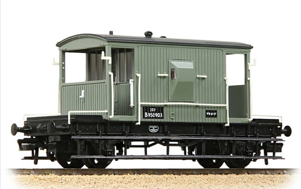 Bachmann 37-528E  20ton brake van BR Grey  B950903