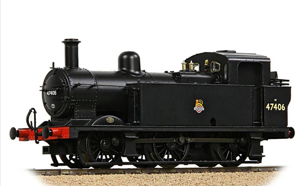 Bachmann 32-231B  LMS Fowler 3F (Jinty) 47406 BR Black (Early Emblem)
