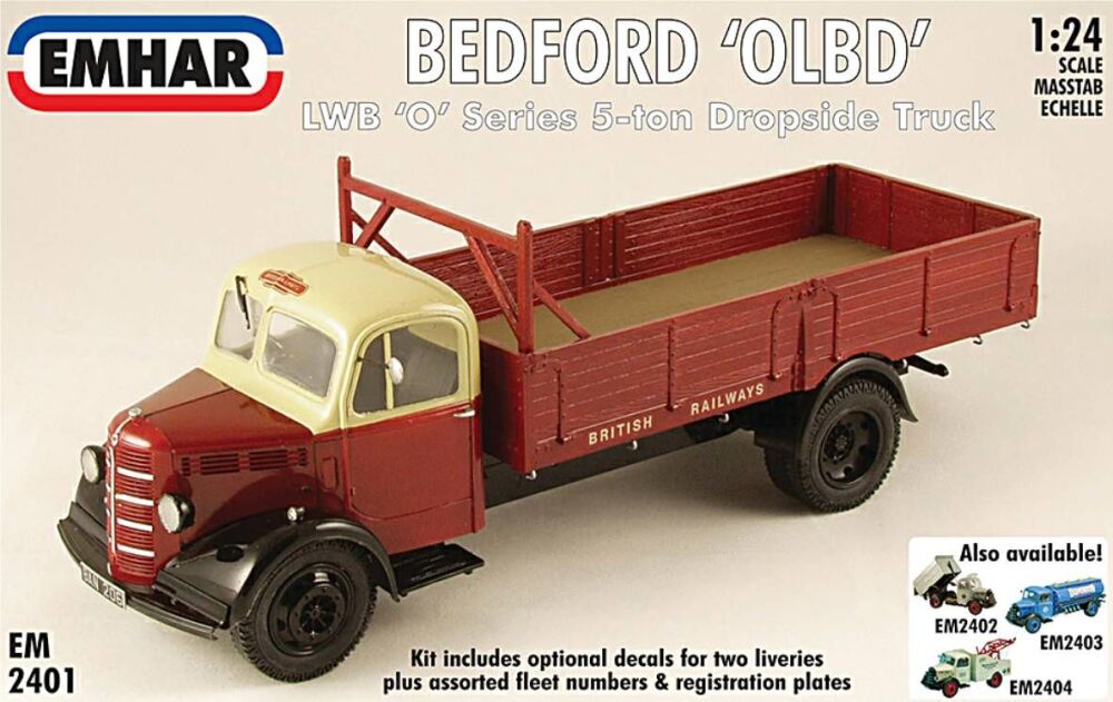 Emhar 2401  Bedford O Series LWB Dropside Truck 1:24