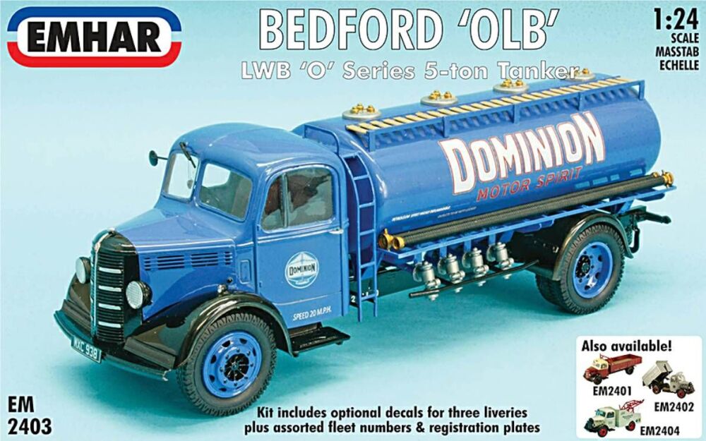 Emhar 2403  Bedford O Series LWB Tanker 1:24