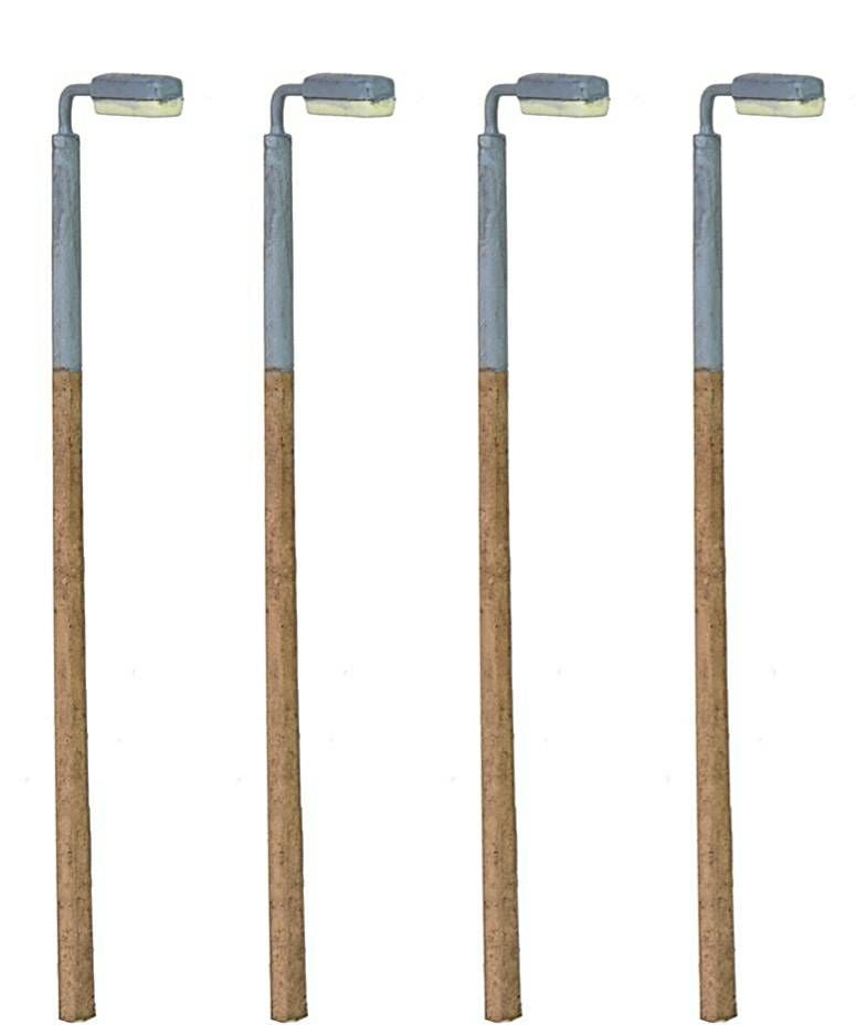 Scenecraft 44-592  Sleeved Street Lamp Posts (x4)