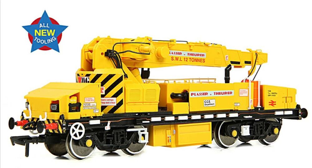 EFE Rail E87047  Plasser 12T YOB Diesel-Hydraulic Crane DRP81522 BR Departm