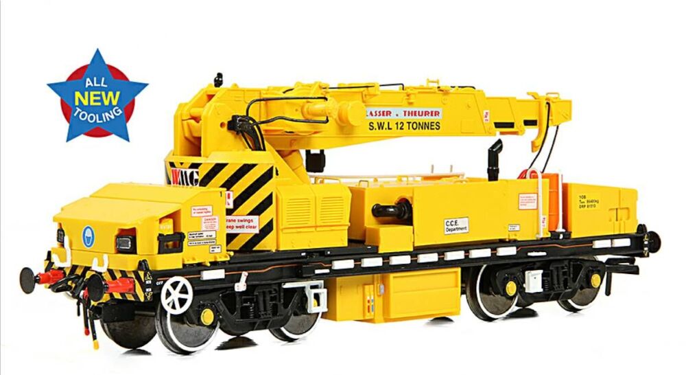 EFE Rail E87048  Plasser 12T YOB Diesel-Hydraulic Crane DRP81513 BR Departm