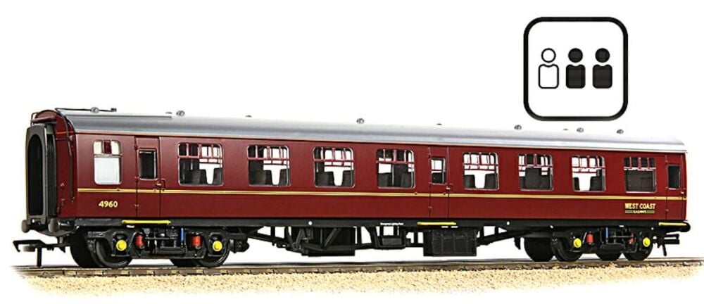 Bachmann 39-059APF  BR Mk1 TSO Tourist Second Open WCRC Maroon [PF]