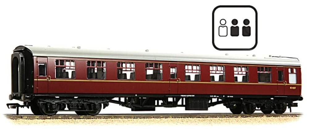 Bachmann 39-060PF  BR Mk1 TSO Tourist Second Open BR Maroon [PF]