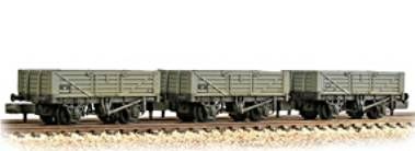 Graham Farish 377-069  5 Plank 3-Wagon Pack BR Grey (Early) [W]