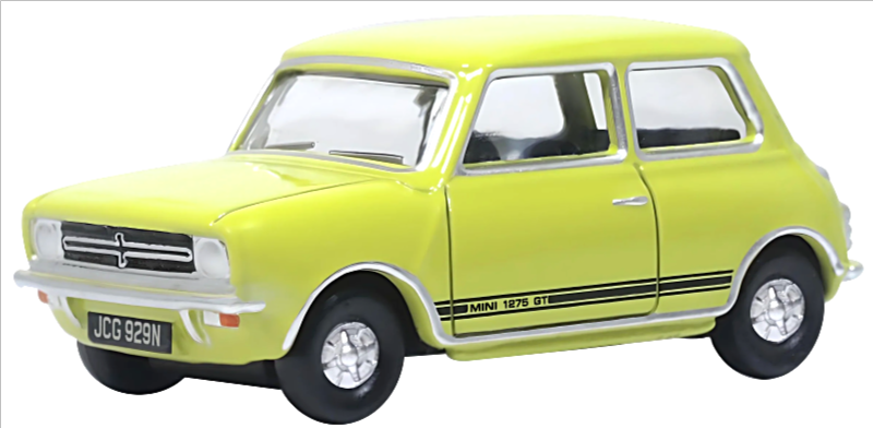 Oxford Diecast 76MINGT007 Mini 1275 GT Citron