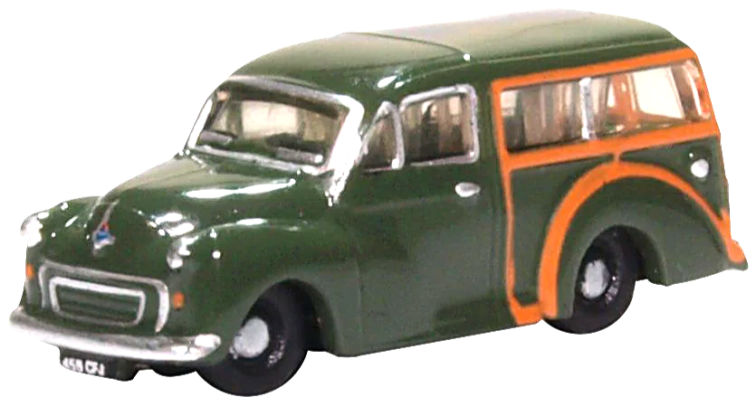 Oxford Diecast NMMT008  Morris Traveller Almond Green