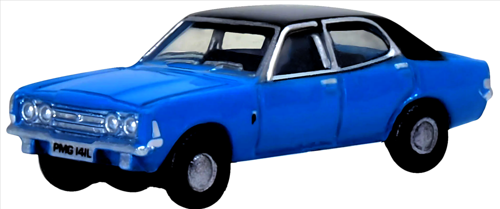 Oxford Diecast NCOR3005  Cortina MKIII Electric Monza Blue