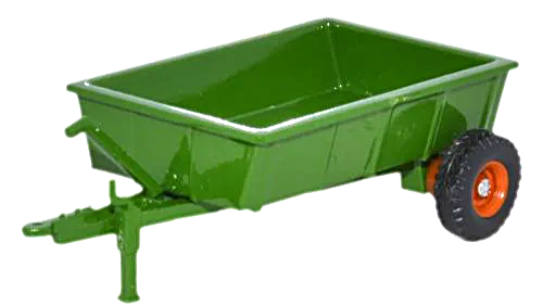 Oxford Diecast 76FARM005  Farm Trailer Green