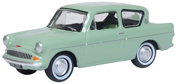 Oxford Diecast 76105010  Ford Anglia Spruce Green