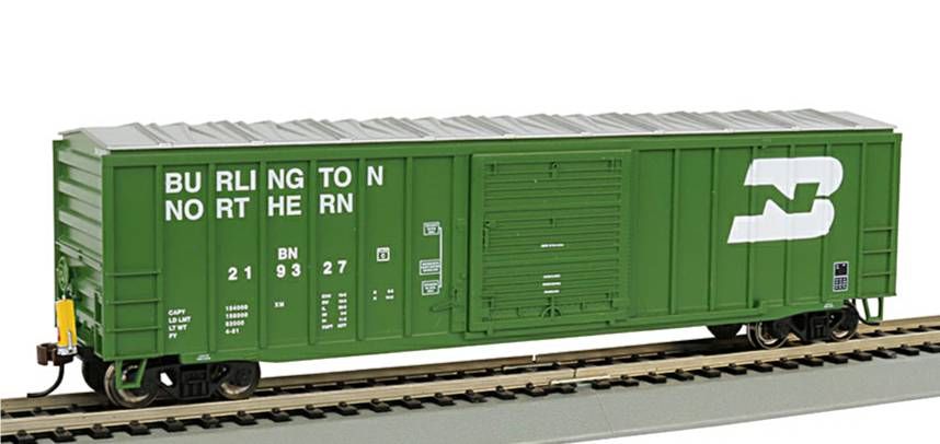 Bachmann 14902  50' Outside Braced Box Car - Burlington Northern (with FRED
