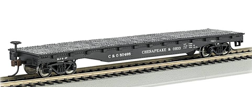 Bachmann 17322  52' Flat Car - Chesapeake & Ohio