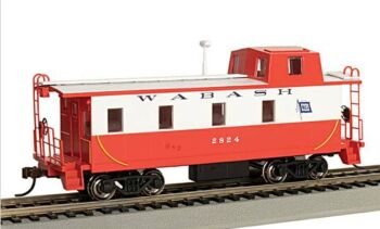 Bachmann 14002  Streamlined Caboose with Offset Cupola - Wabash #2824